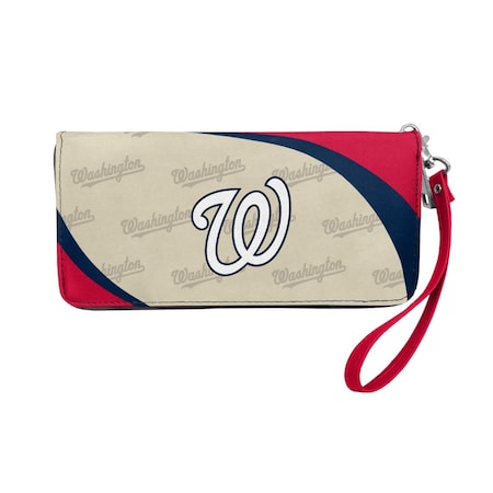 Little Earth MLB Curve Zip Organizer Wallet - Washington Nationals 600902-WNAT